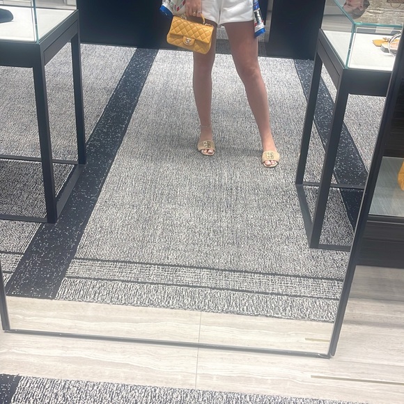 SS 2023 Chanel mini flap with top handle yellow - Picture 2 of 3